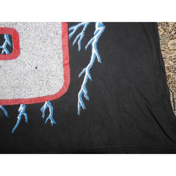 Vintage Rare NASCAR Dale Earnhardt #3 Lightning AOP Size XL Thrashed - Picture 3 of 13